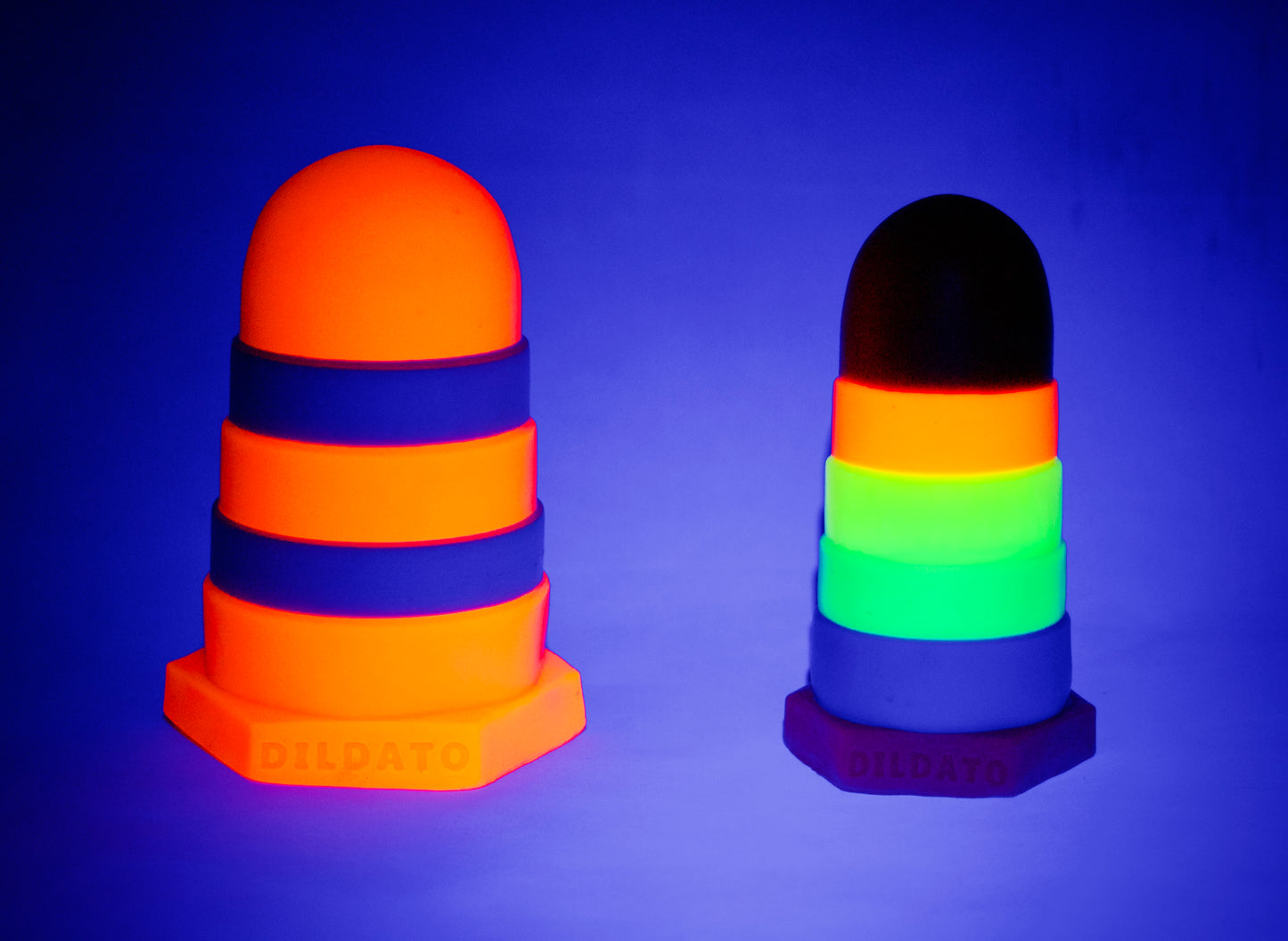 Conesolator - Small with Fluorescent Rainbow Colours