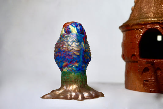 Bubox - Size Small - MULTICOLOUR with an holographic tree trunk base.