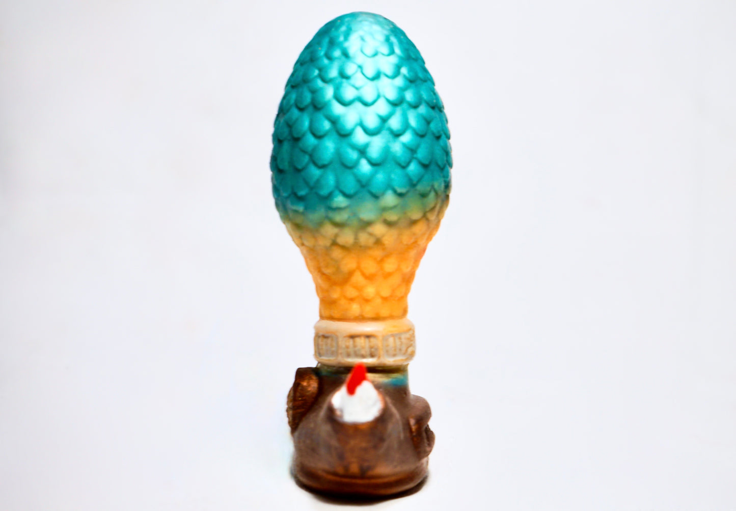 Huevo de Dragón Ass-Irius - Azul Coral, Amarillo y Cobre.