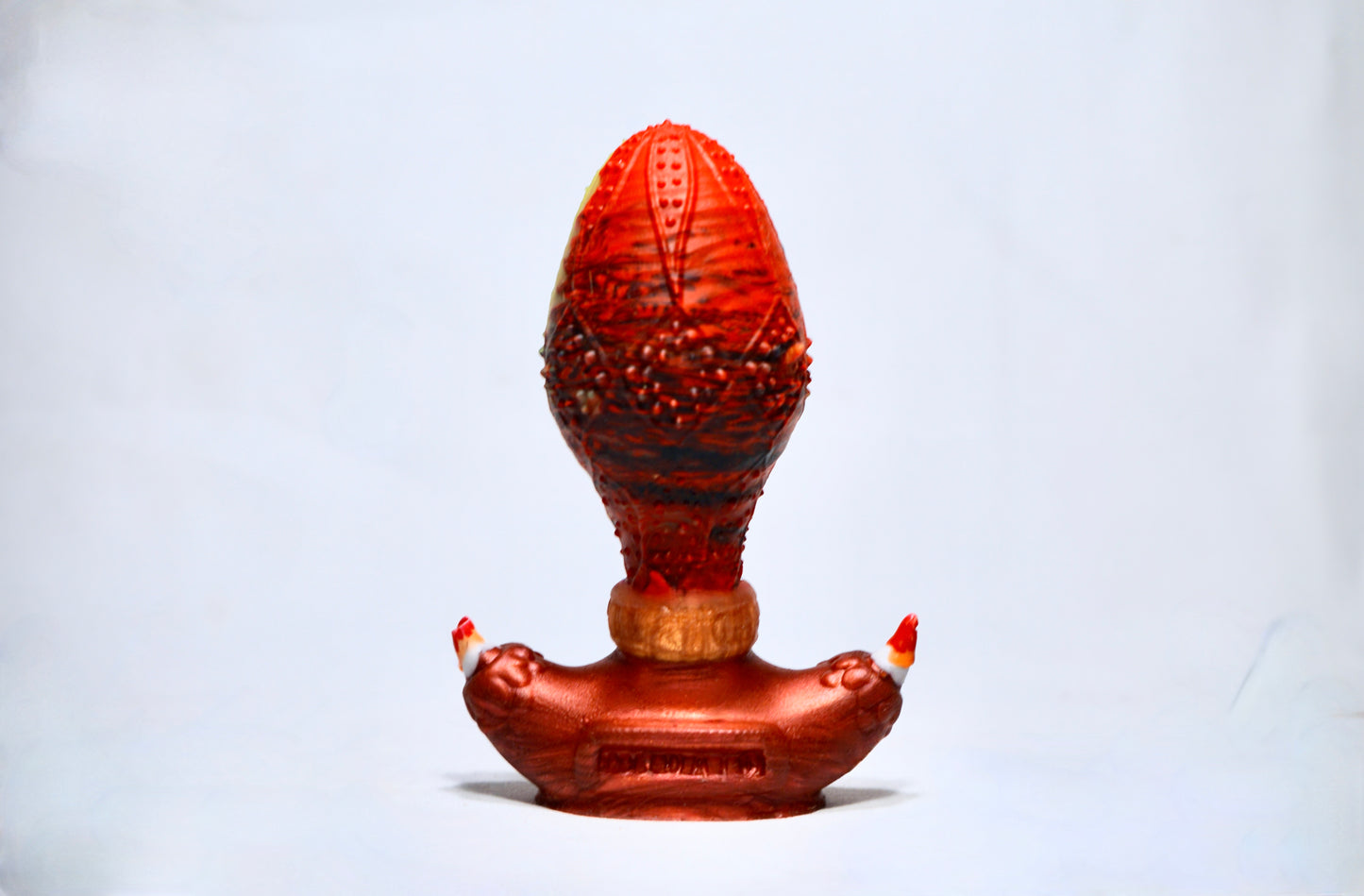 Huevo de Dragón Ass-Irius - Rojo, Amarillo y Cobre.