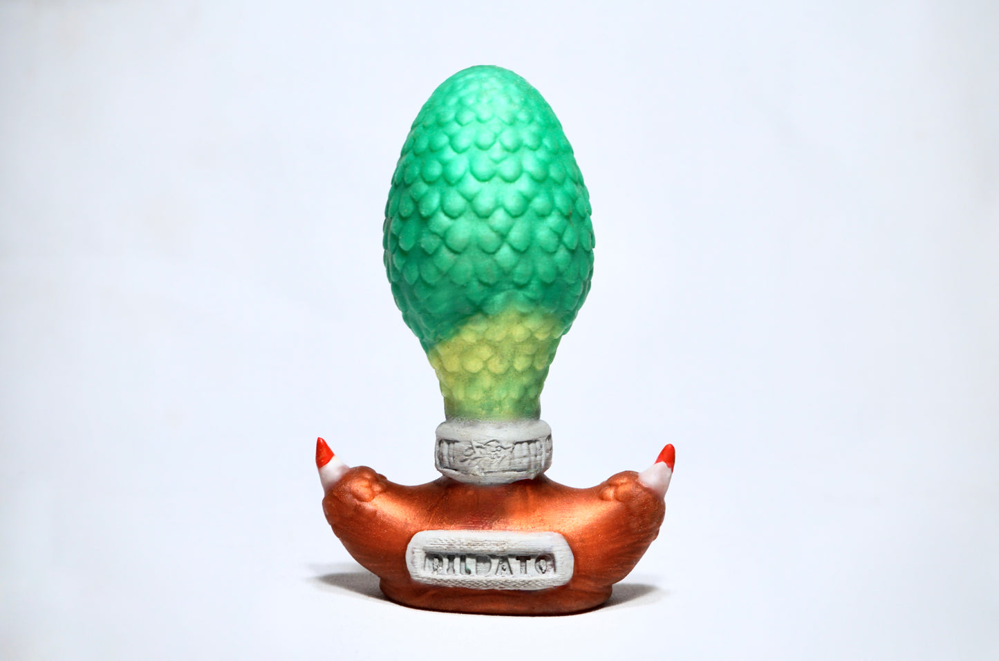 Huevo de Dragón Ass-Irius - Verde y Cobre.