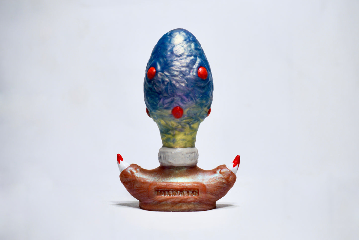 Huevo de dragón Ass-Irius - Azul, verde y cobre