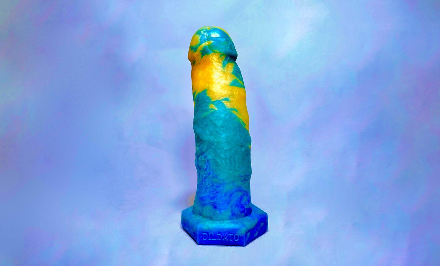 Edu #1 - Original Size - Coral Blue and Yellow