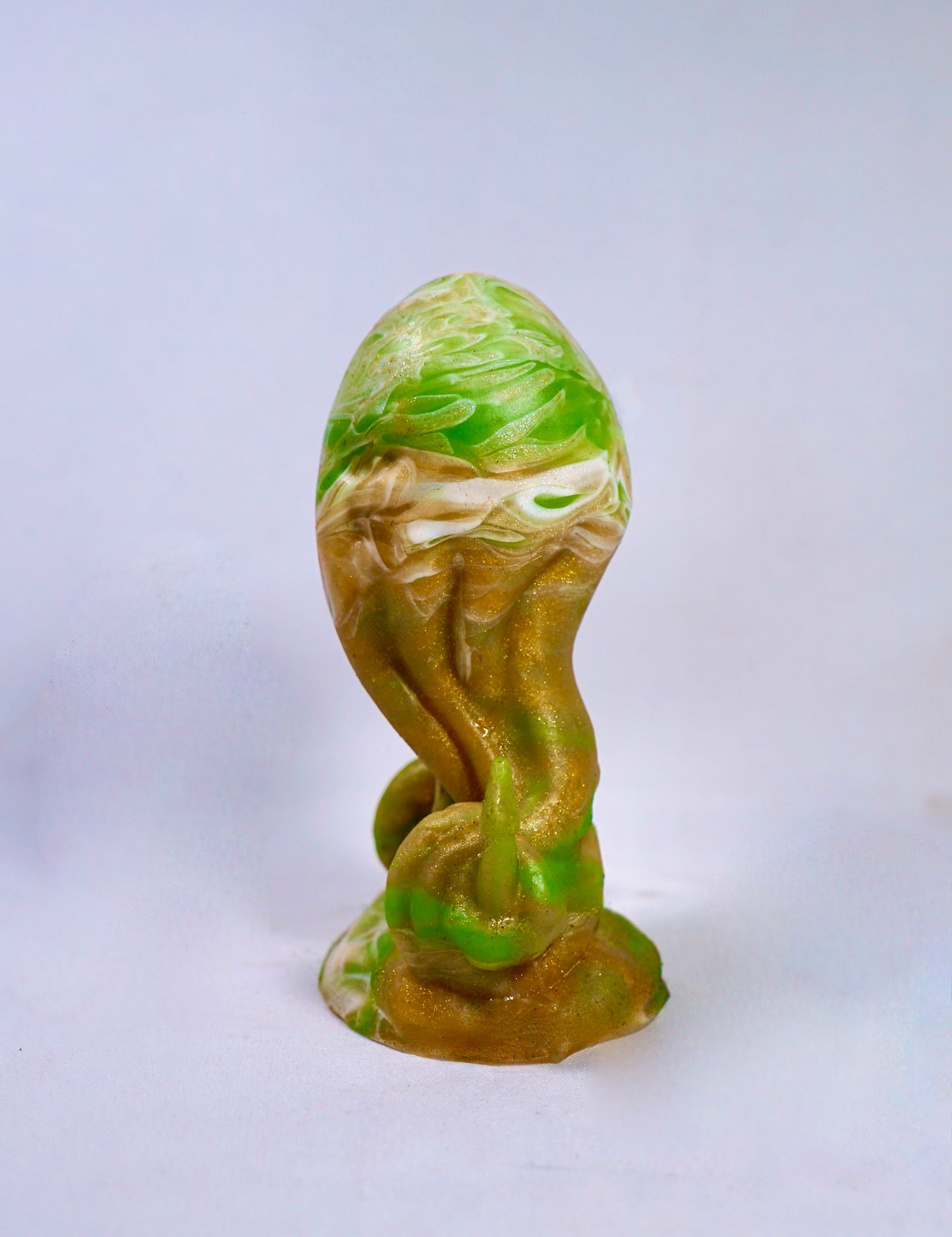 Pleasure Puss - Size Small - Green, White And Brown