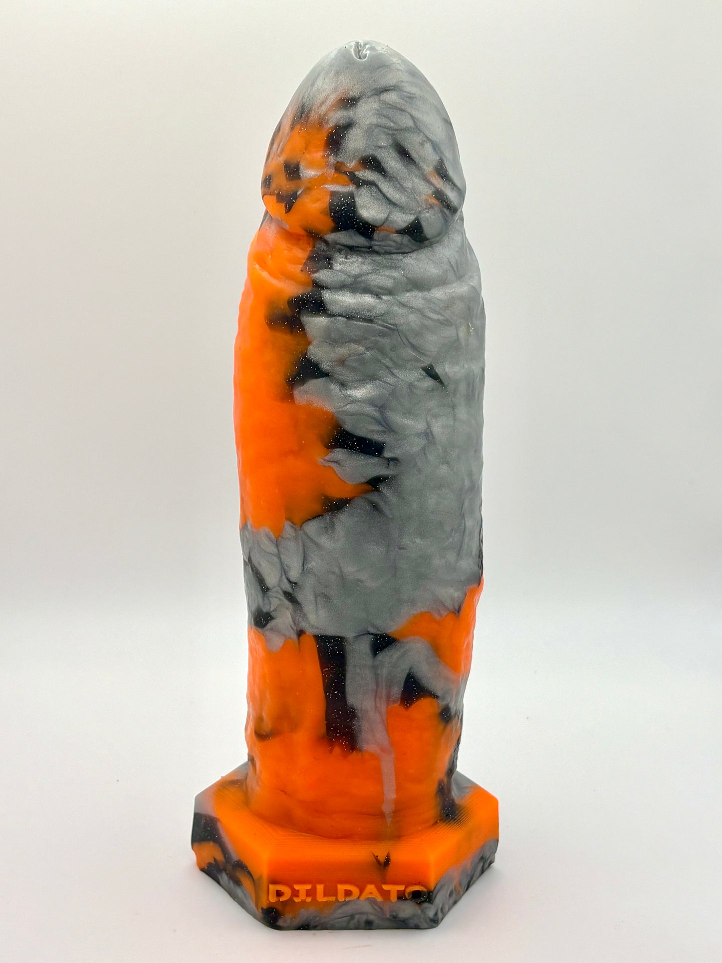 THE BOSS #3 - SILVER, BLACK AND FLUORESCENT ORANGE