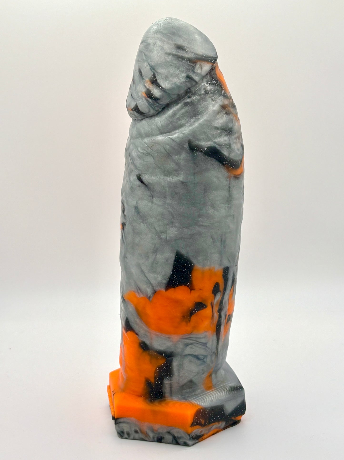 THE BOSS #3 - SILVER, BLACK AND FLUORESCENT ORANGE