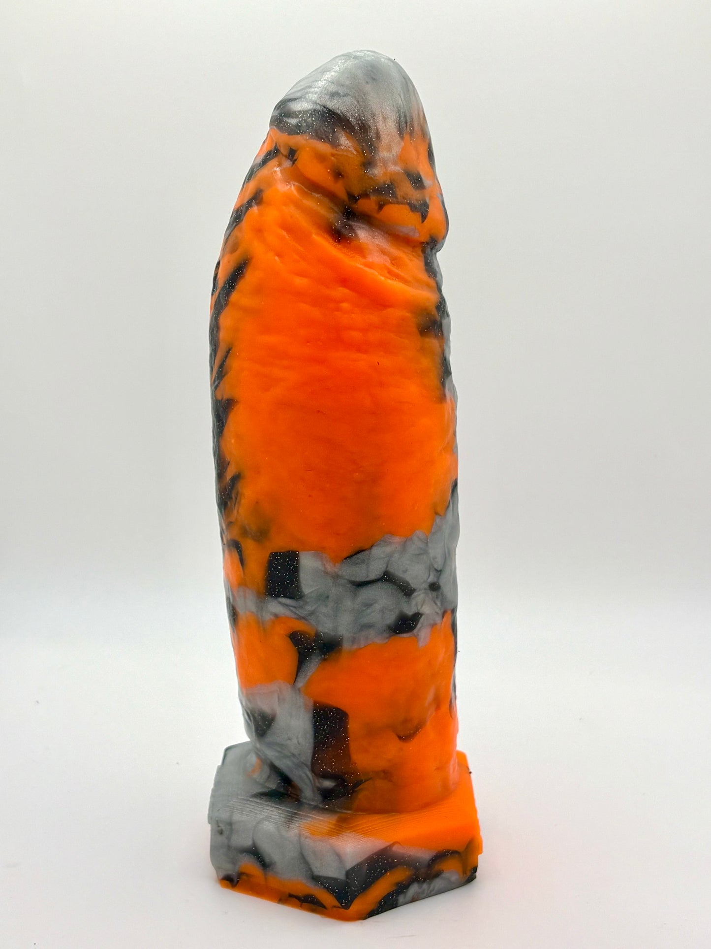 THE BOSS #3 - SILVER, BLACK AND FLUORESCENT ORANGE