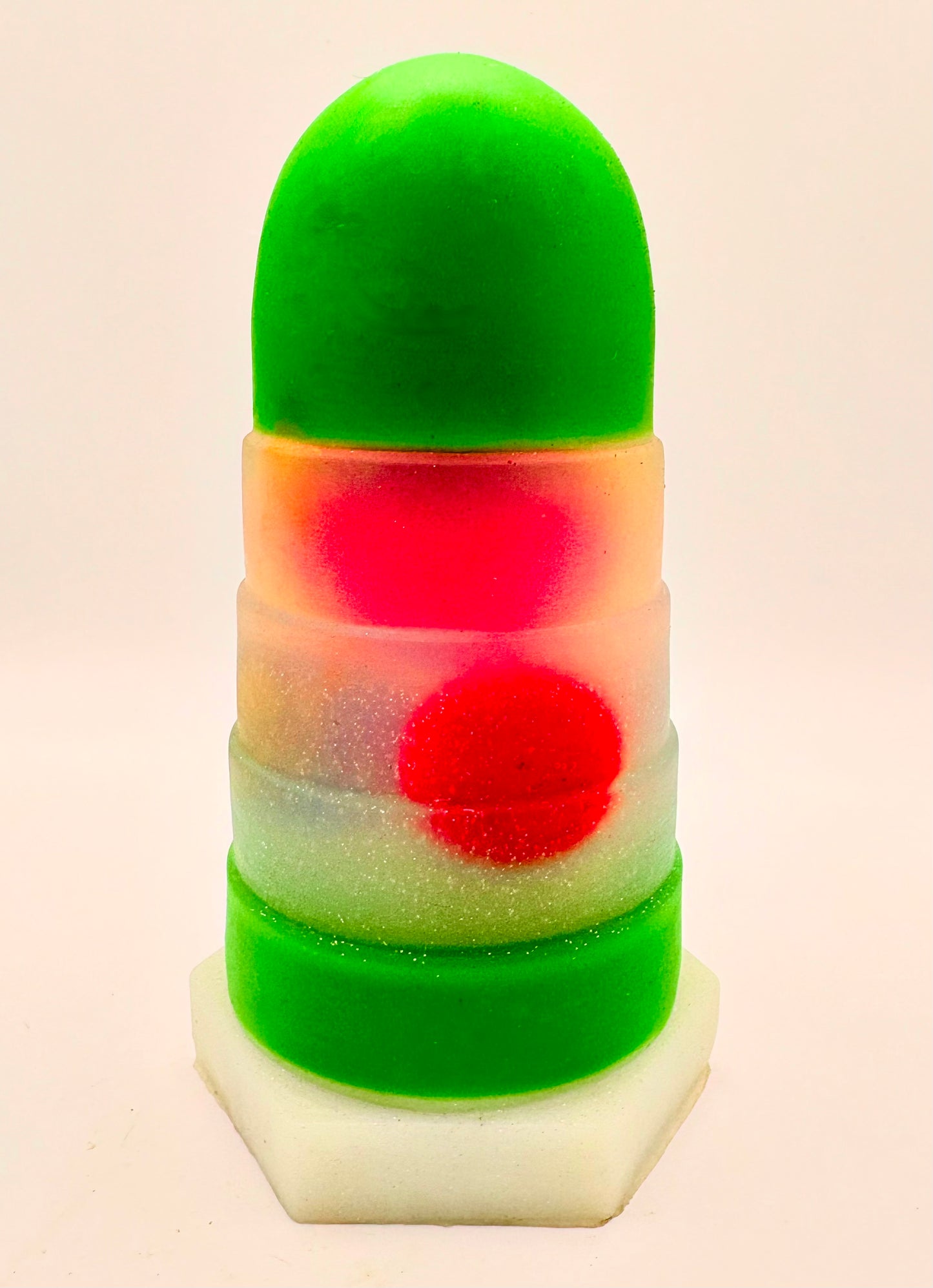 Conesolator - Tamaño Mediano - Árbol de Navidad de Silicona con Bolas Navideñas de Silicona en su Interior