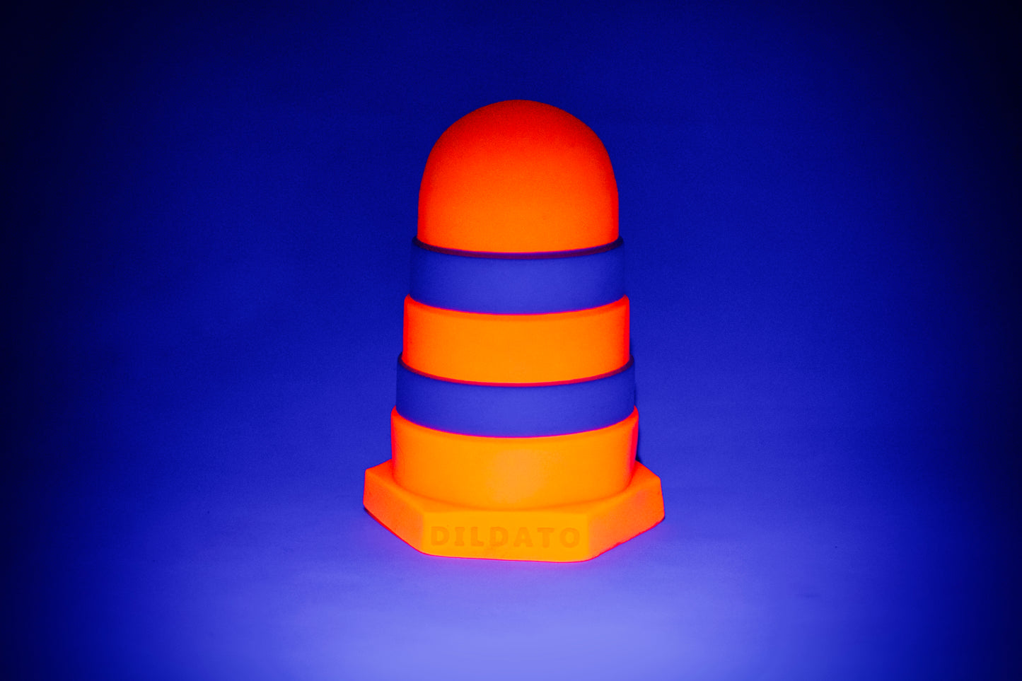Conesolator - Conesolator - GRANDE - Naranja fluorescente y blanco