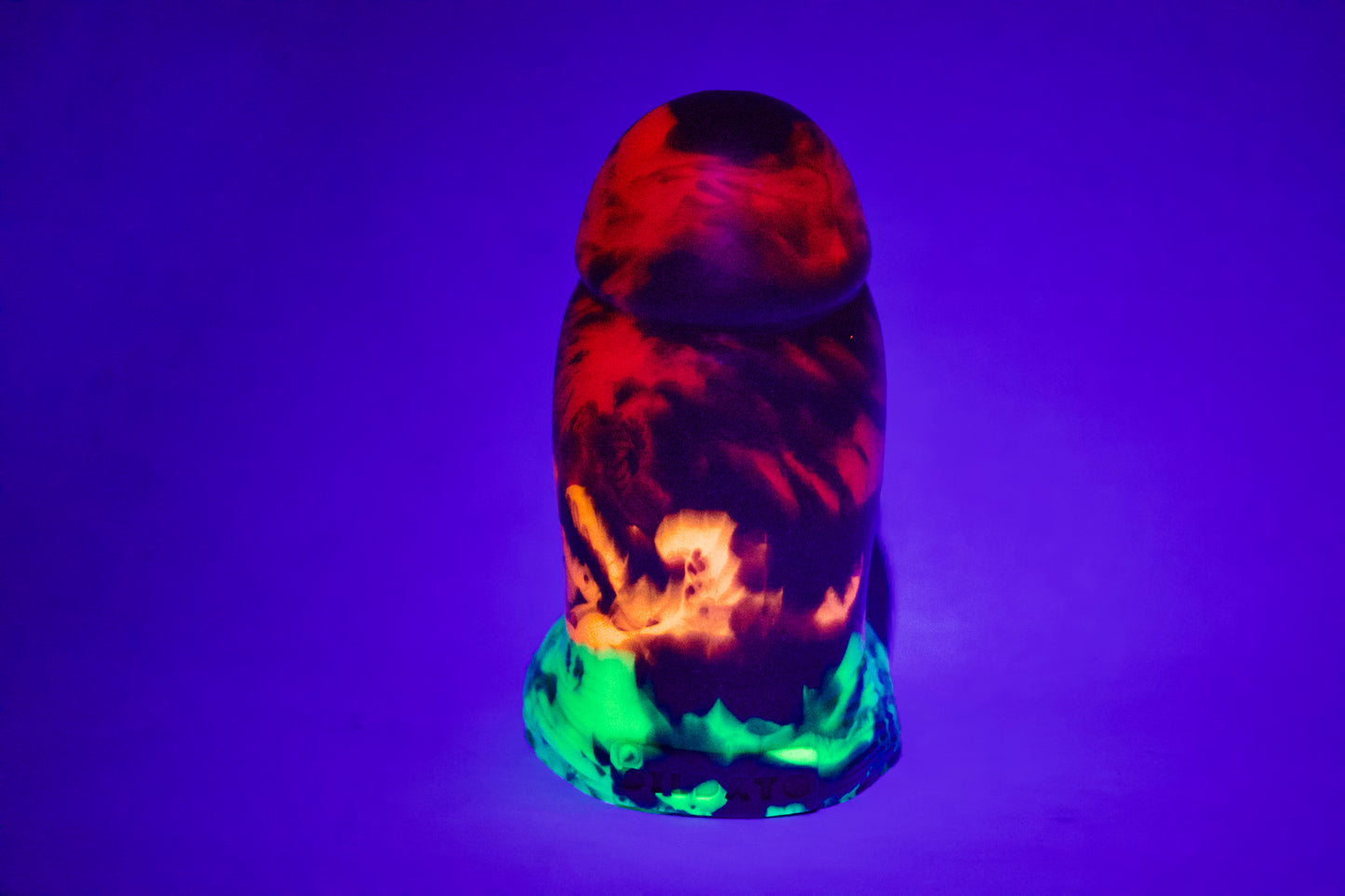 El Gordo - Size Large - Fluorescent colours with Glow in the dark pigments and body safe Glitter