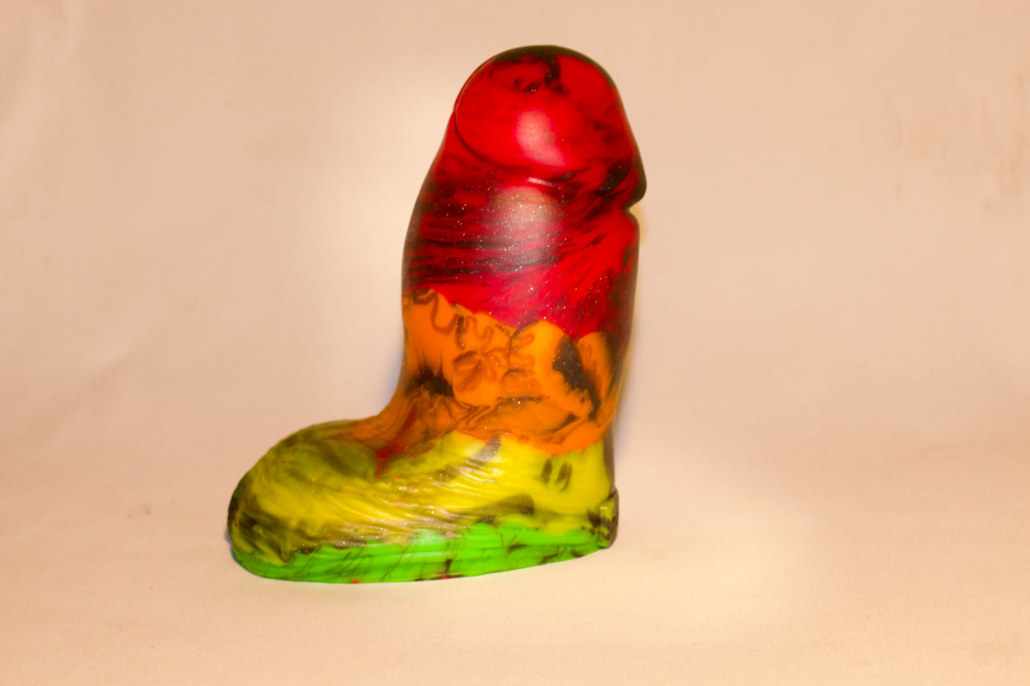 El Gordo - Size Large - Fluorescent colours with Glow in the dark pigments and body safe Glitter