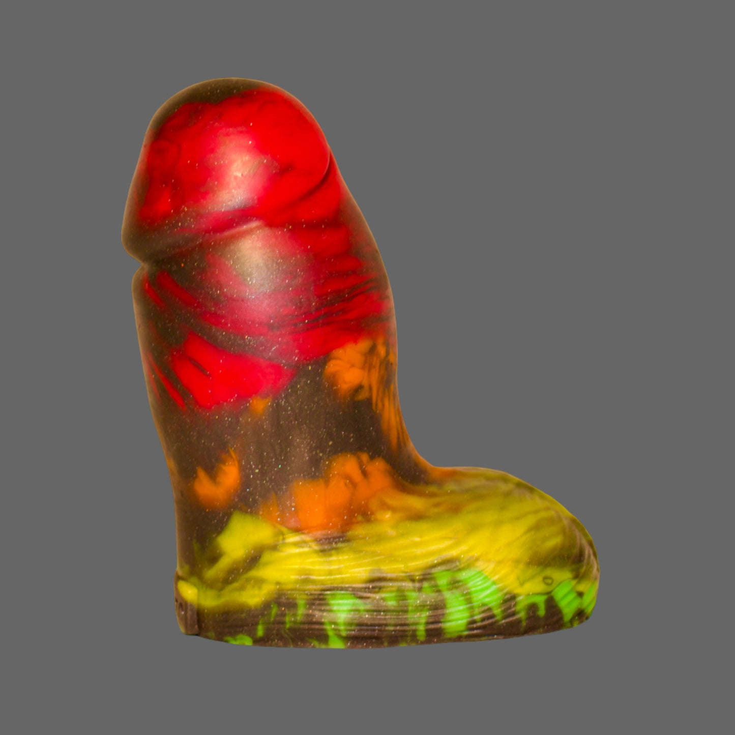 El Gordo - Size Large - Fluorescent colours with Glow in the dark pigments and body safe Glitter