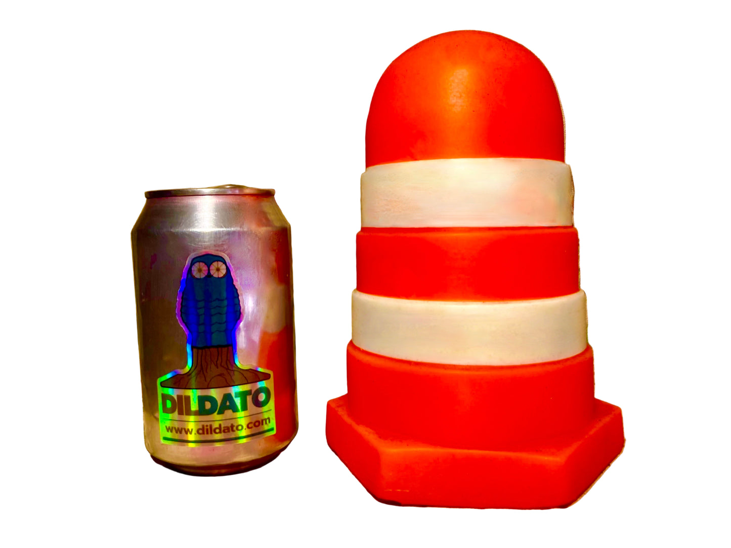 Conesolator - Conesolator - GRANDE - Naranja fluorescente y blanco