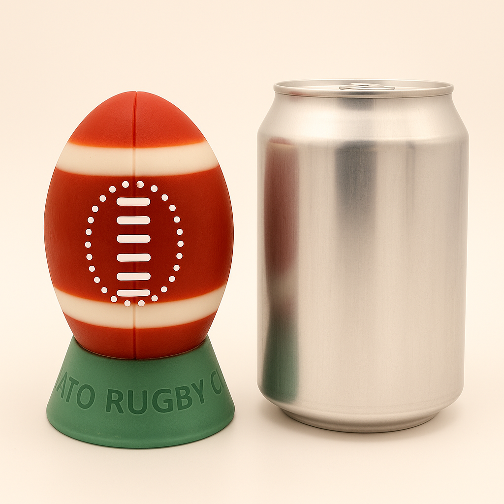 Heavy Trundle Rugby Ball - Size Small, American Rugby Classic Colours